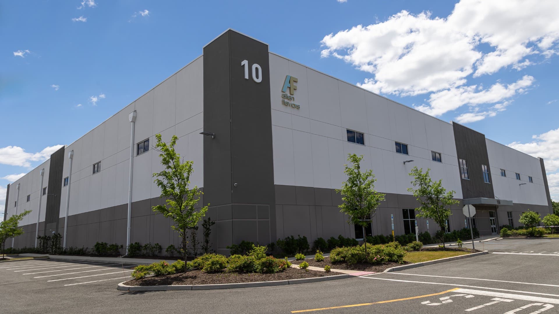 The Allen Flavors facility at 10 Corporate Place in South Plainfield, New Jersey